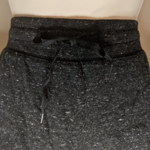 Athletic Works Dark Charcoal Gray Heather Workout Shorts - Picture 2 of 3